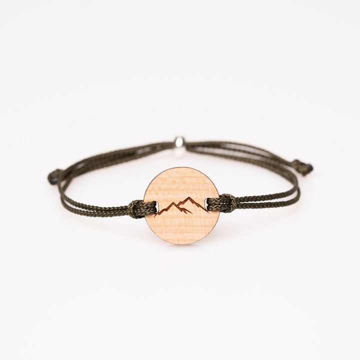 Berg Armband aus Holz 