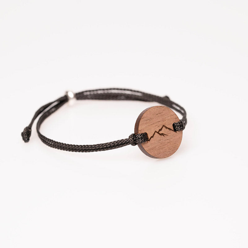 Armband Berge Nussbaum