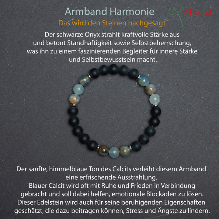 Blauer Calcit und Schwarzer Onyx Wirkung